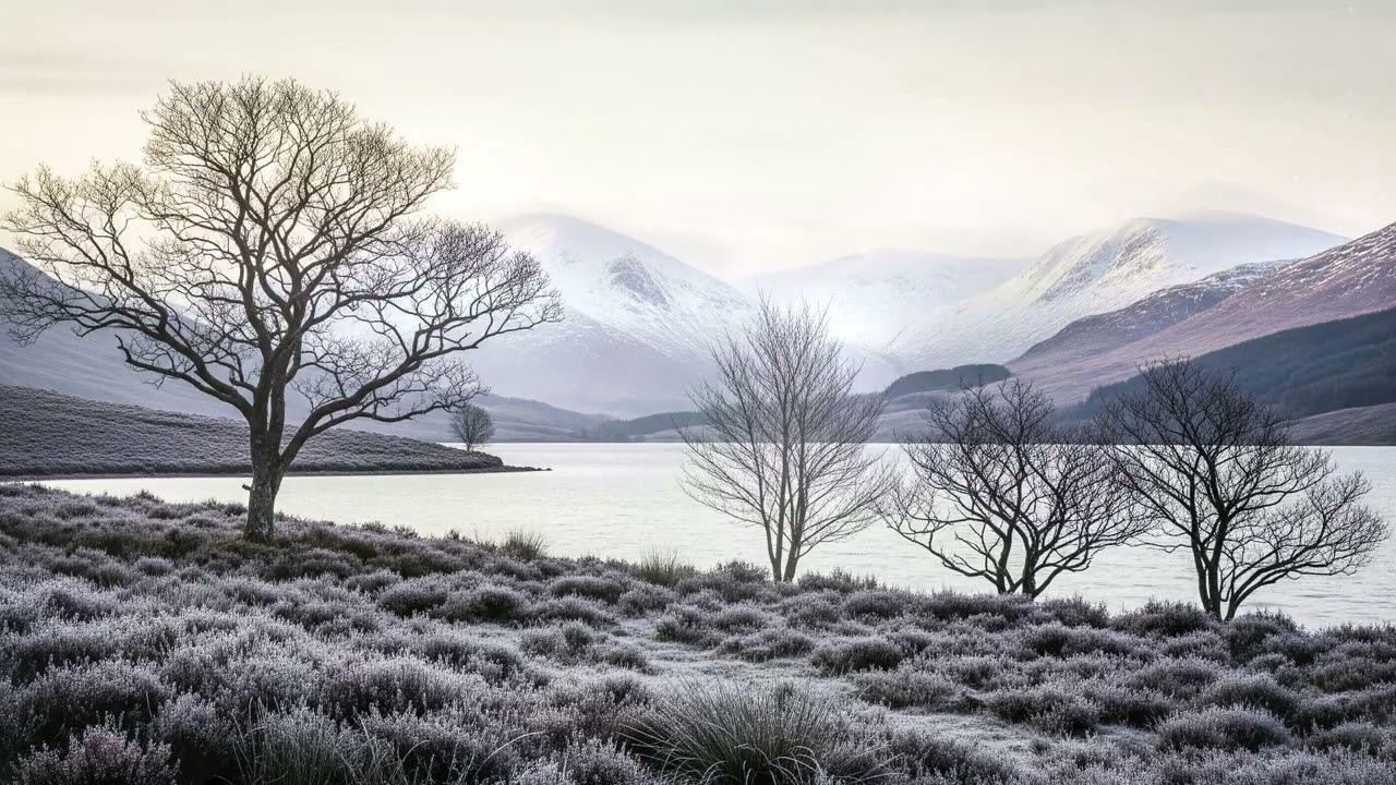 15 Minute - Winter Whispers: A Highland Loch's Peaceful Embrace - Winter Meditation