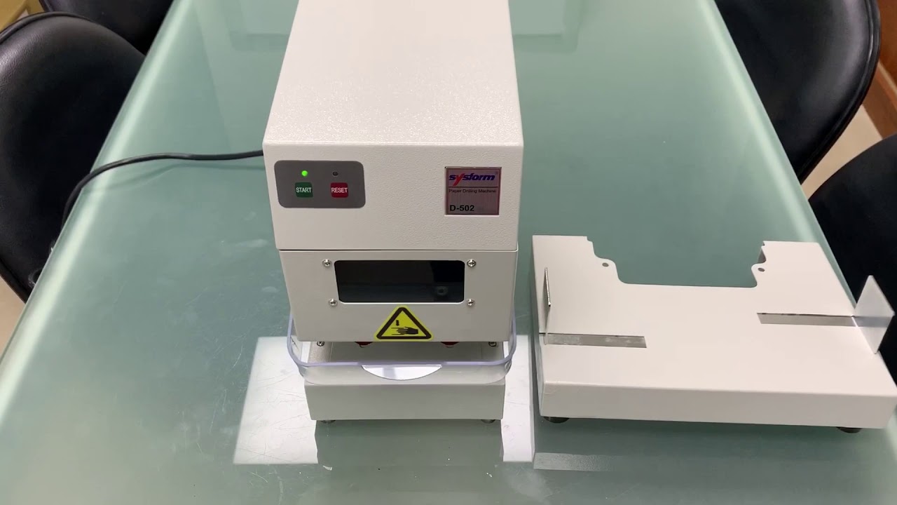 Sysform D-502 Double Head Paper Drilling Machine