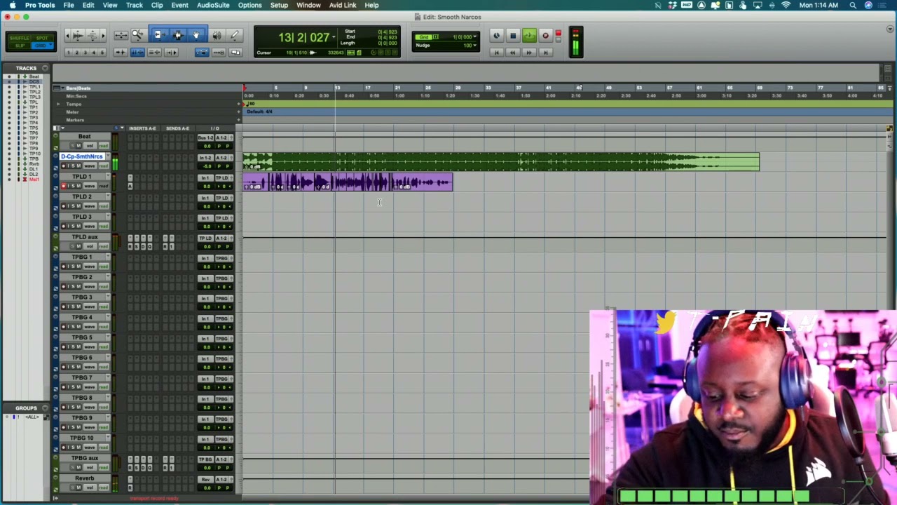 T- pain recording on twitch