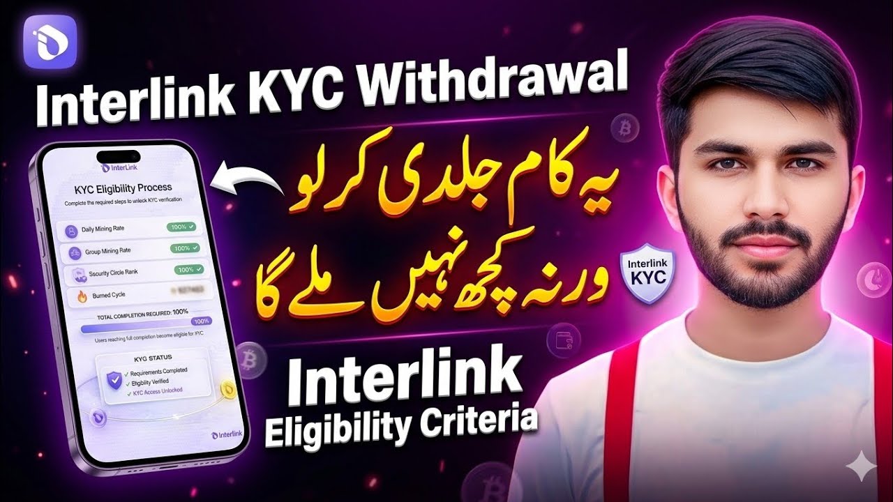 Interlink Eligibility Criteria For KYC ✅| Interlink Social Media Task 📢| interlink KYC Verification🚩