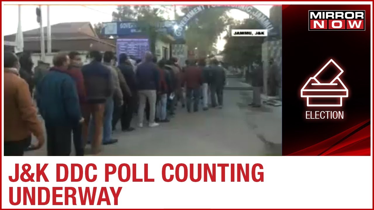 J&K DDC polls counting underway; Mehbooba Mufti accuses BJP of manipulating results