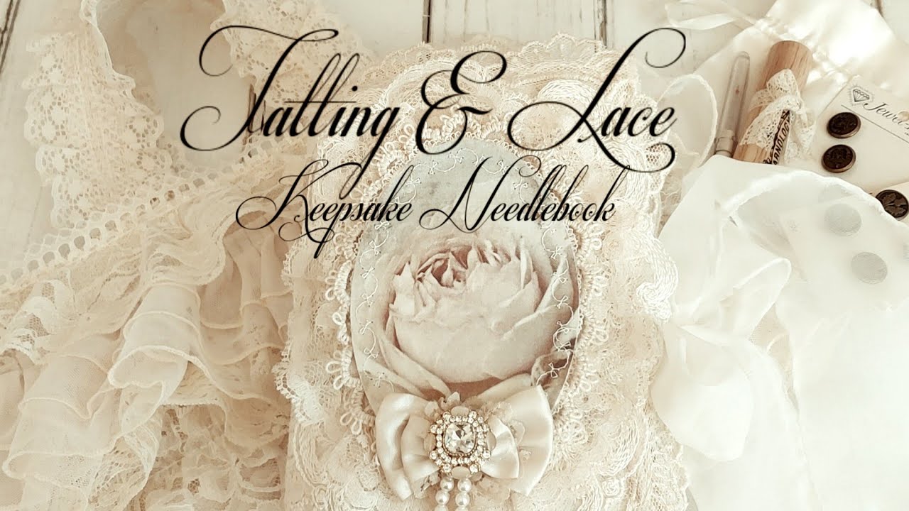 Tatting & Lace Keepsake Needlebook with Tote