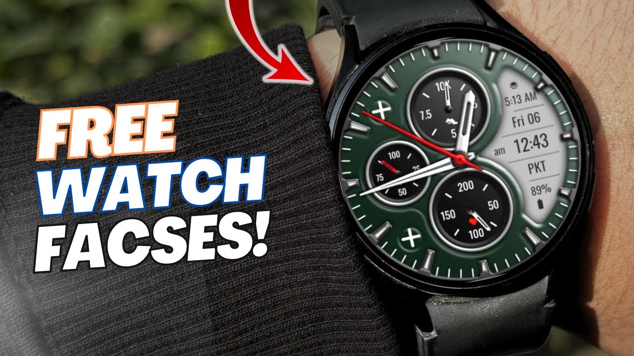 Galaxy Watch 7: ТОП БЕСПЛАТНЫХ циферблатов, которые вам НУЖНО увидеть!
