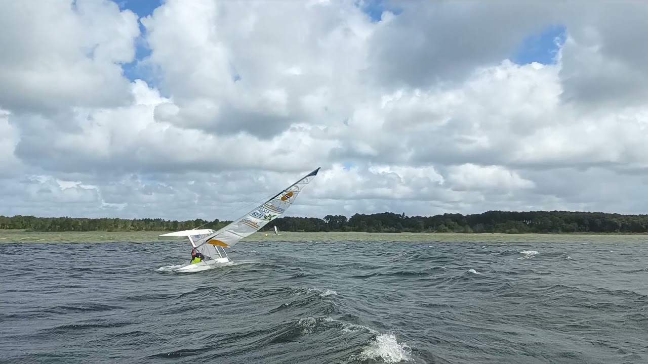Stage Afidart 2021, CV Sanguinet, en Catamaran Dart 18, VID 20210511 180043