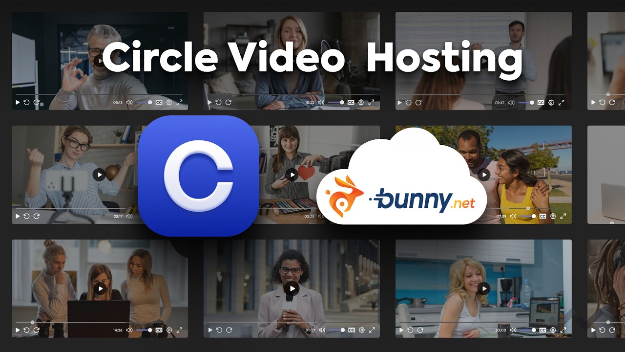 Embedding Bunny.net Videos into Circle