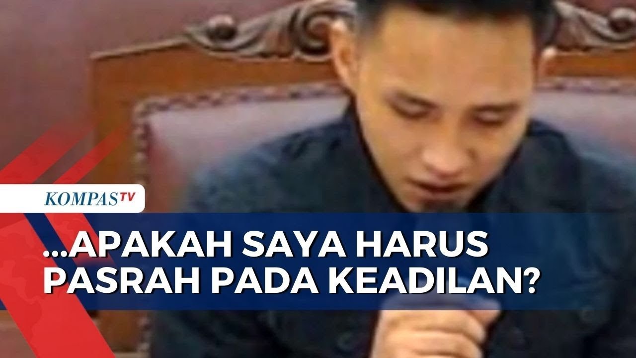 Bacakan Pleidoi, Richard Eliezer: Apakah Saya Harus Pasrah pada Keadilan