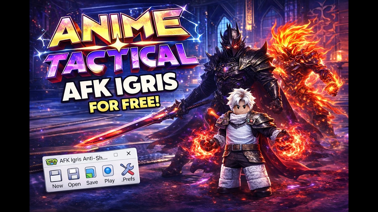 Как играть за ИГРИС в режиме AFK в Anime Tactical (TinyTask)