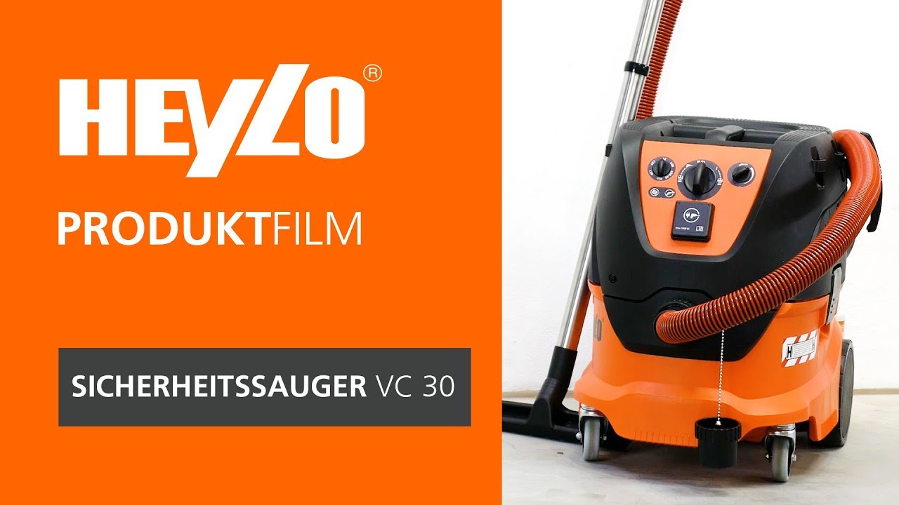 Industriesauger VC 30 [Heylo]: Wie bediene ich einen Bau-Entstauber (BG BAU gefördert)?