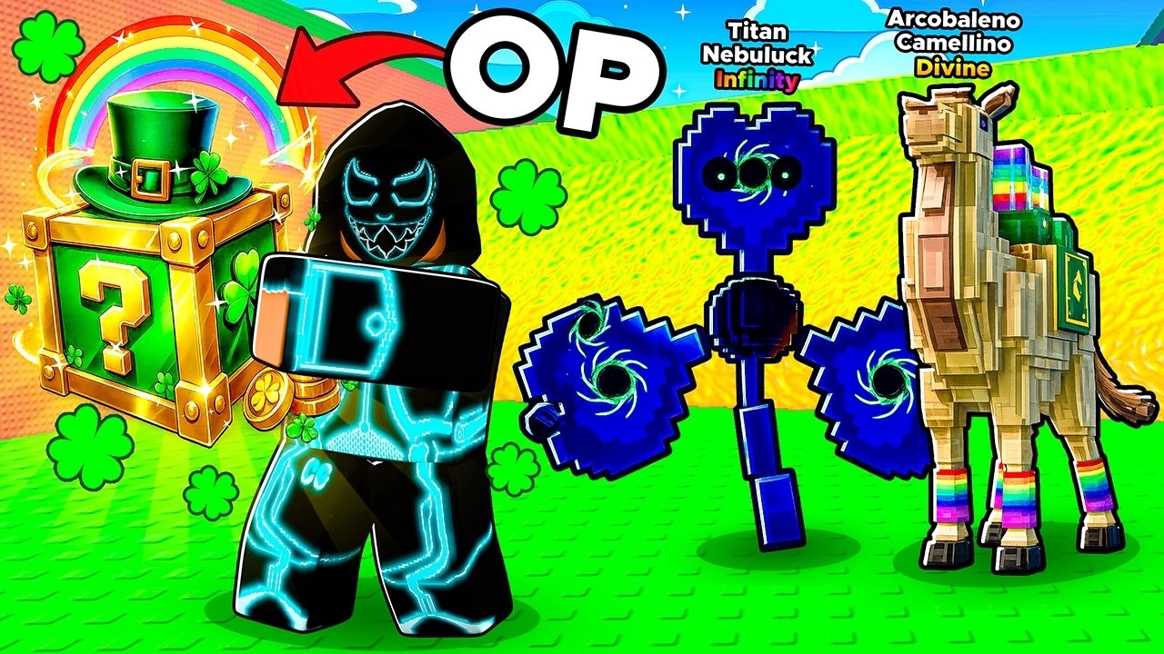 Getting LEPRECHAUN LUCKY BLOCKS in Escape Tsunami For Brainrots!