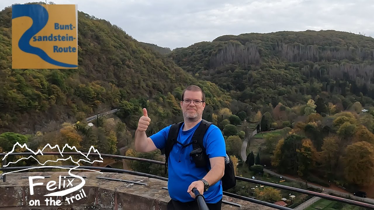 Buntsandstein Route - Tag 1: 25km Urftalsperre über Kermeter, Heimbach, Hausen - Zuweg Eifelsteig