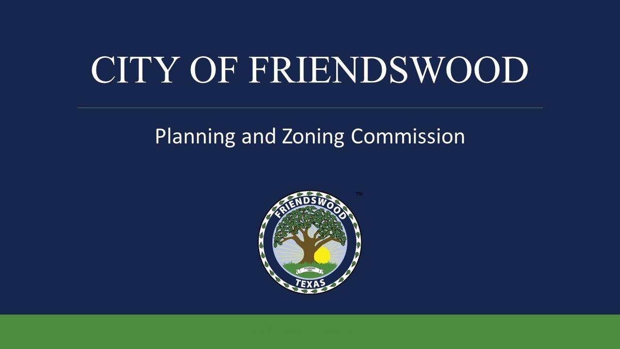 Friendswood Planning and Zoning Commission Meeting - October 9, 2025
