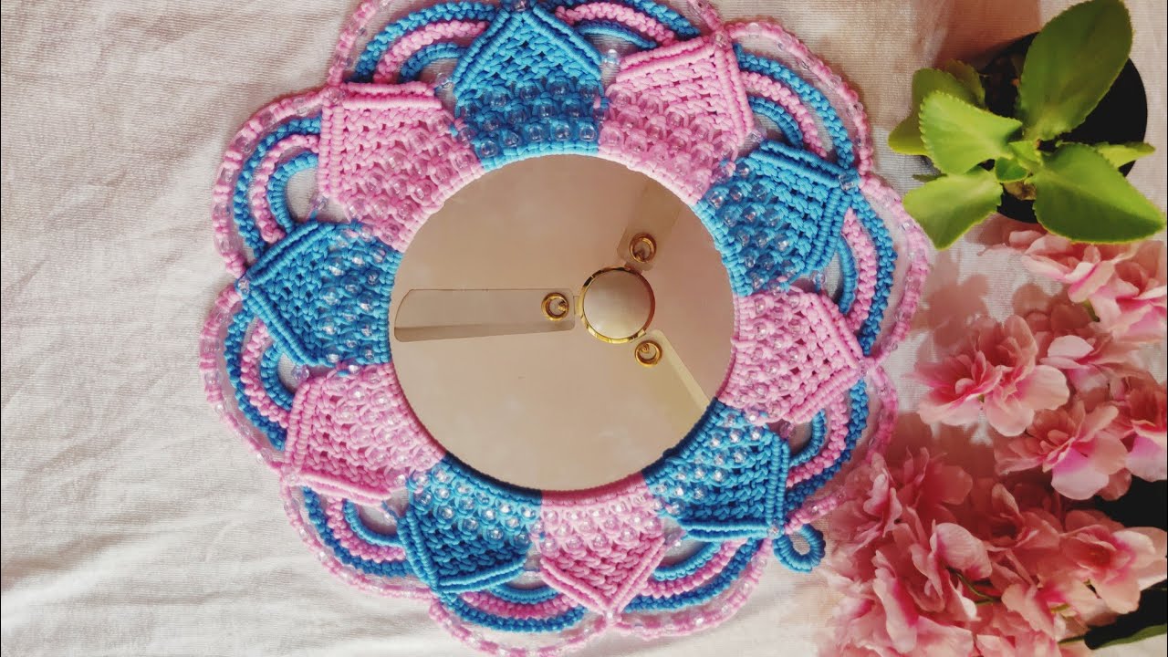 Macrame Mirror Design Wall Hanging / Macrame Mirror 🪞