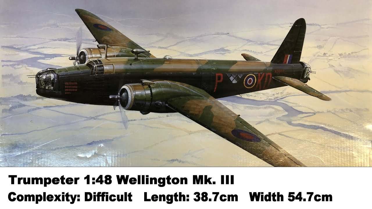 Large Scale! Trumpeter 1:48 Vickers Wellington Mk. III Kit Review