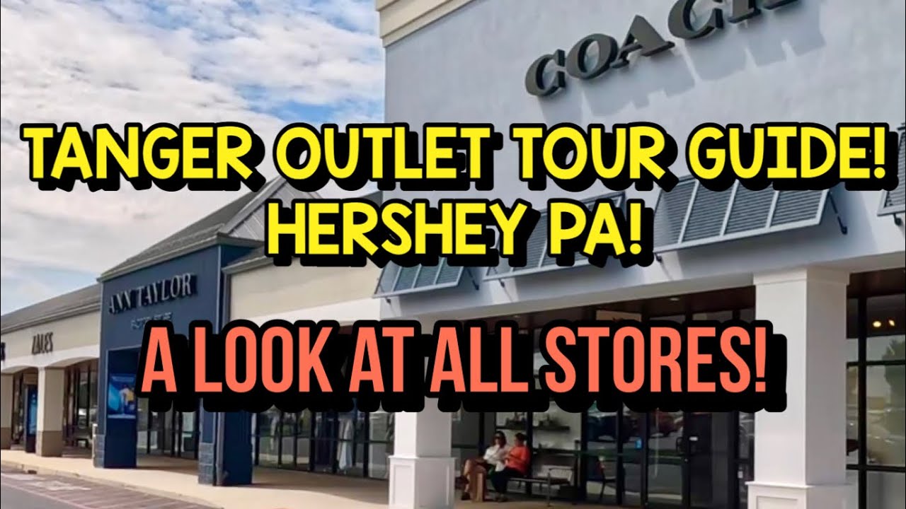 🛍️Обзор Tanger Outlets в Херши, Пенсильвания 🚗 | Все магазины и рестораны