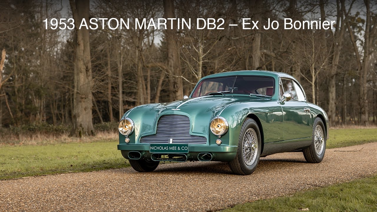 1953 ASTON MARTIN DB2  (Ex Jo Bonnier) - Nicholas Mee & Company, Aston Martin Specialists