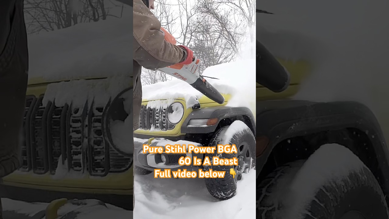 Stihl BGA 60 Is No Joke