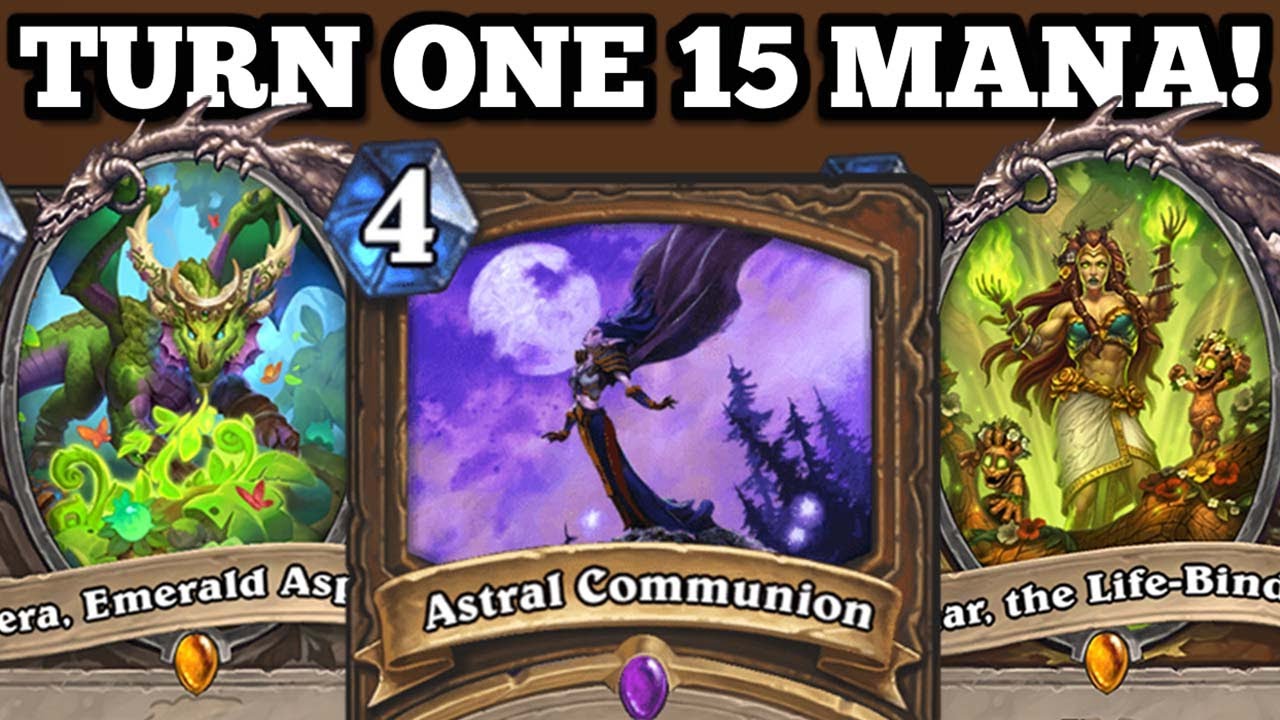 Turn One&hellip; 15 mana&hellip; Astral Communion Druid is back!
