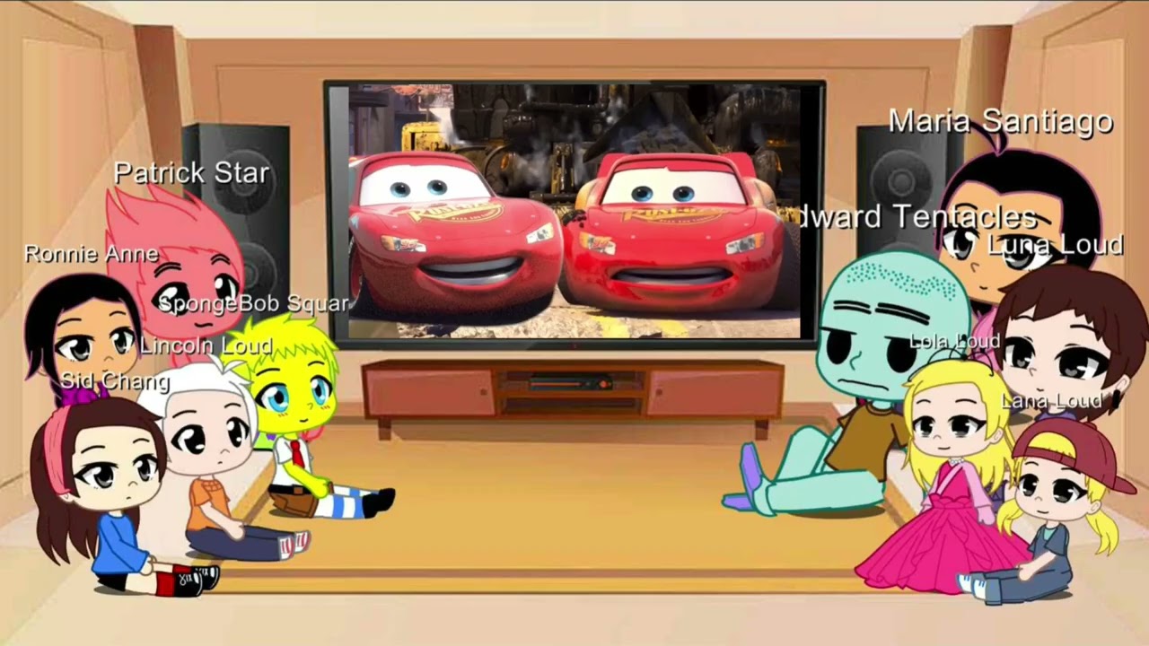 SpongeBob + Loud House + Casagrandes reacts to two Qwistoff YTP videos//Gacha Club