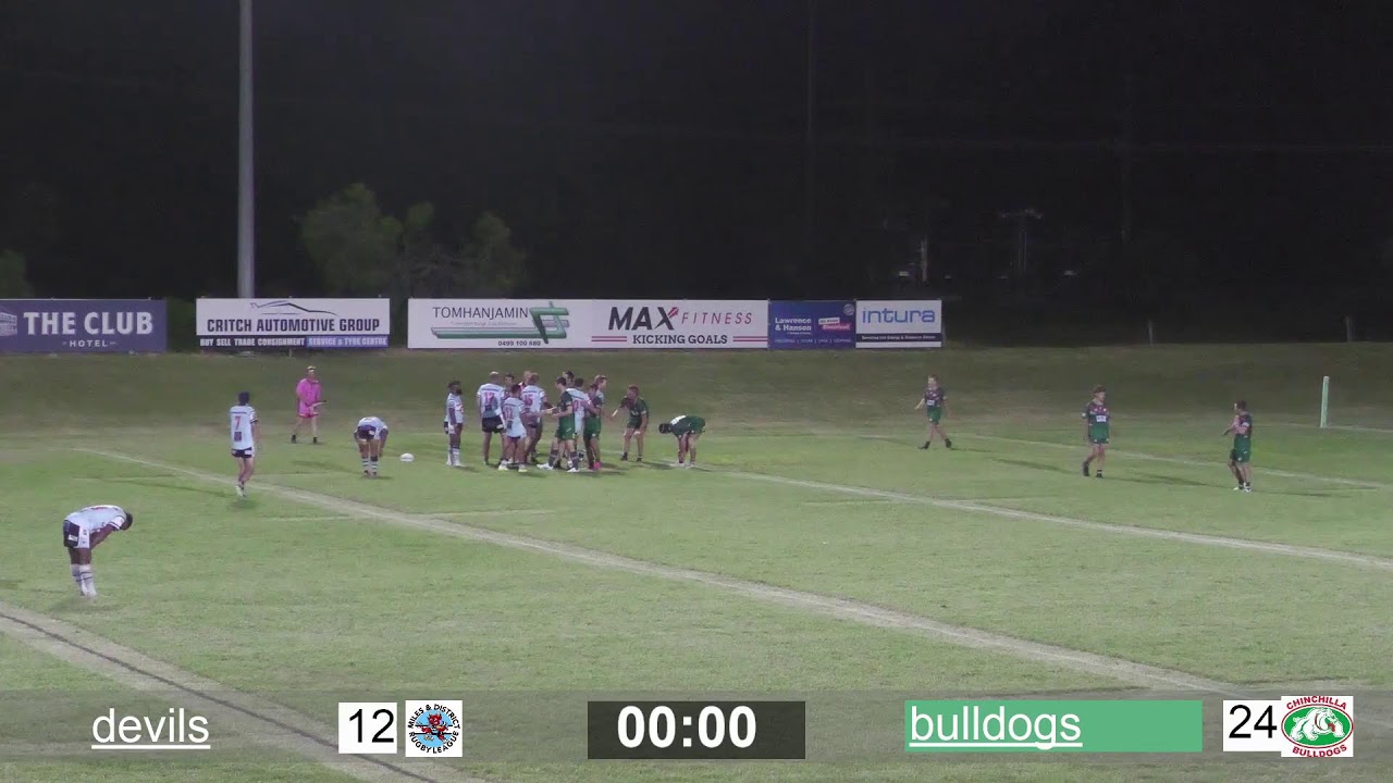 Miles Devils vs Chinchilla Bulldogs ( A Grade)