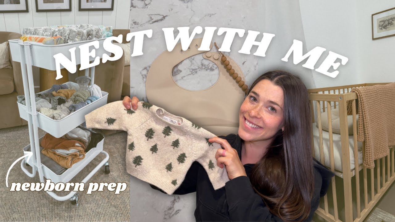 Newborn Prep At 38 Weeks | Postpartum Prep, Baby Thrift Haul & Big Changes to Birth Plan