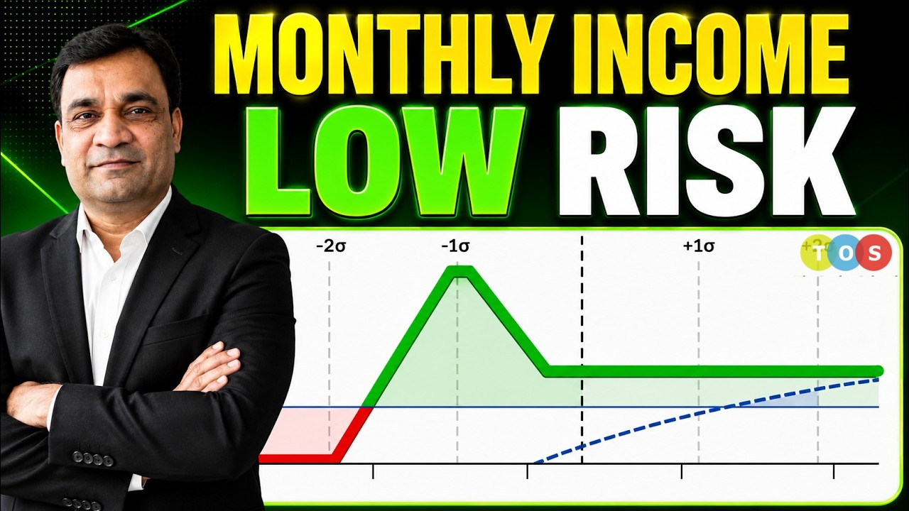 Low Risk Monthly Option Selling Strategy That Works In Most Markets! The Option School