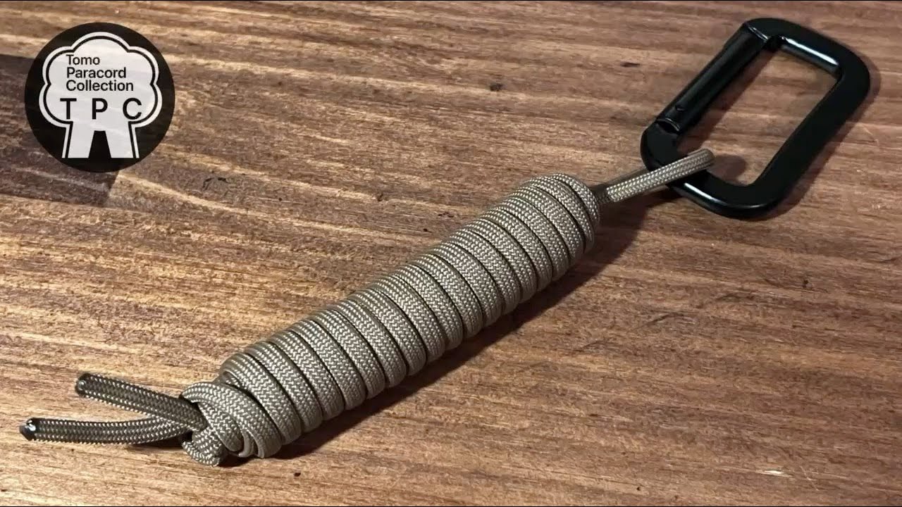パラコード（ガイロープ）の簡単、綺麗なまとめ方　キャンプ　アウトドア　防災　Quick Deploy Paracord.