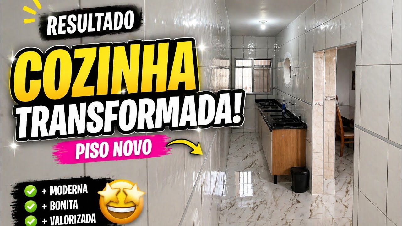 QUE TRANSFORMAÇÃO LINDA NA COPA E COZINHA! Simplesmente apaixonada pelo resultado