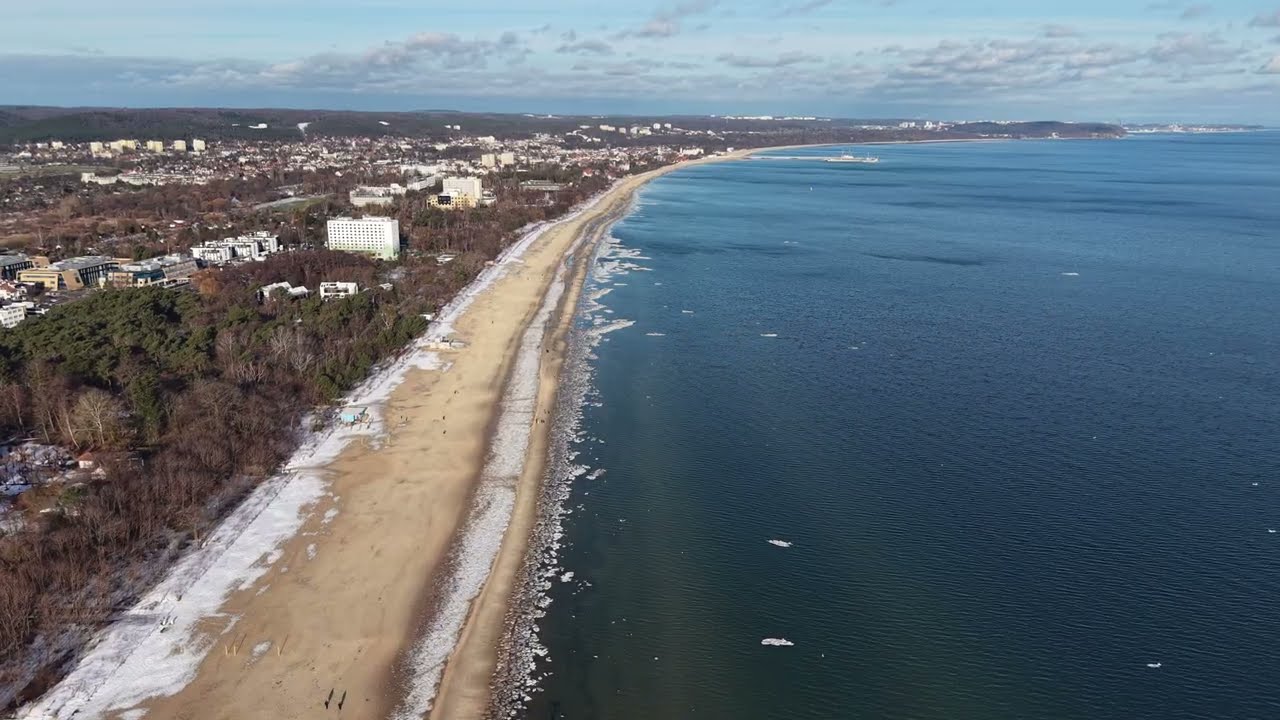 Przedwiośnie plaża Jelitkowo marzec 2026