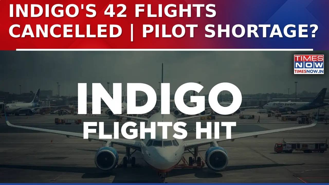 IndiGo Flight Chaos: 42 Bengaluru Cancellations As Pilot Shortage Triggers Major Delays | Watch