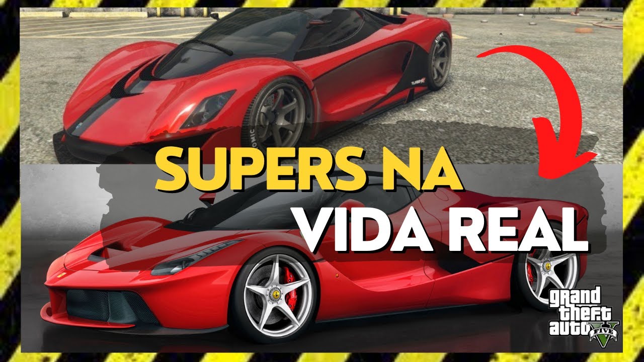 Os Supercarros de GTA 5 na VIDA REAL