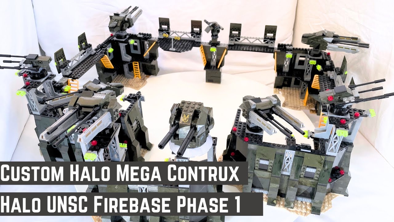 Mega Bloks/Construx Custom HALO UNSC FIREBASE PHASE 1