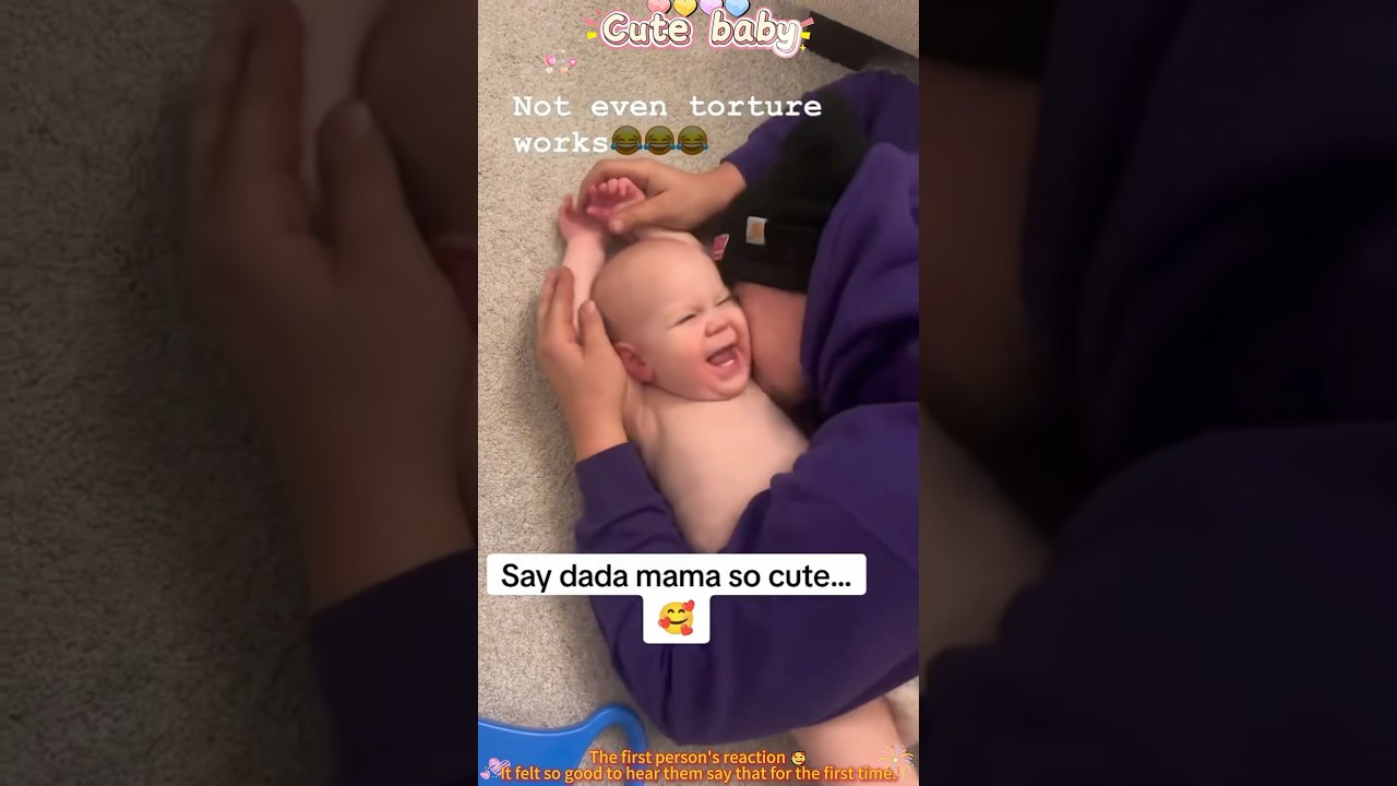 The baby&rsquo;s first time calling &ldquo;Mama&rdquo;#baby  #funny #mama