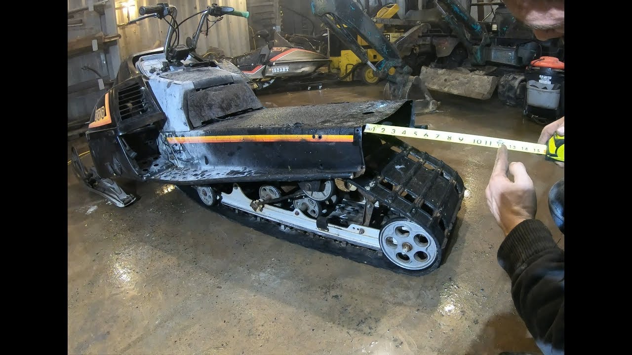 Snowmobile long track conversion