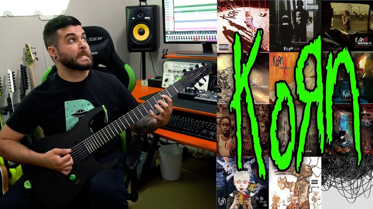 KORN Guitar Riff Evolution (Self Titled - The Serenity Of Suffering Guitar RIff Compilation)