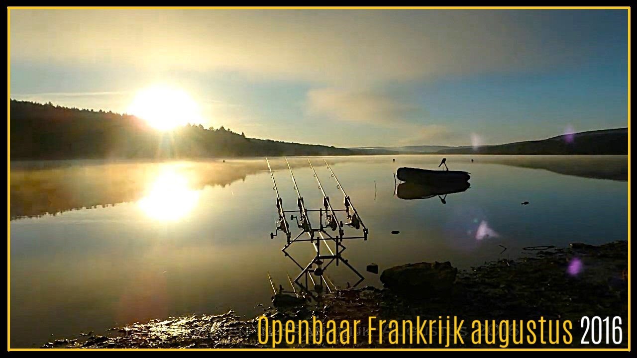 Karpervissen openbaar Frankrijk augustus 2016 - Carp fishing France public water #33