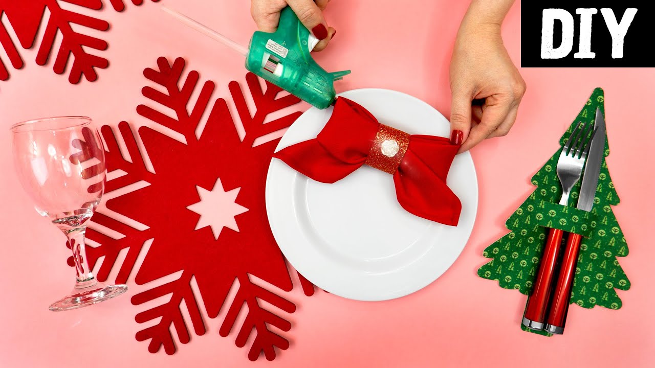 DIY Mesa de Natal Decorada 🎅 Ideias Fáceis e Baratas