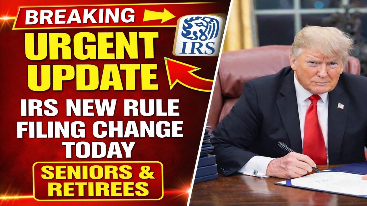 Urgent  IRS Implements New Filing Rule Today — What Seniors & Retirees Must Know feb 2026