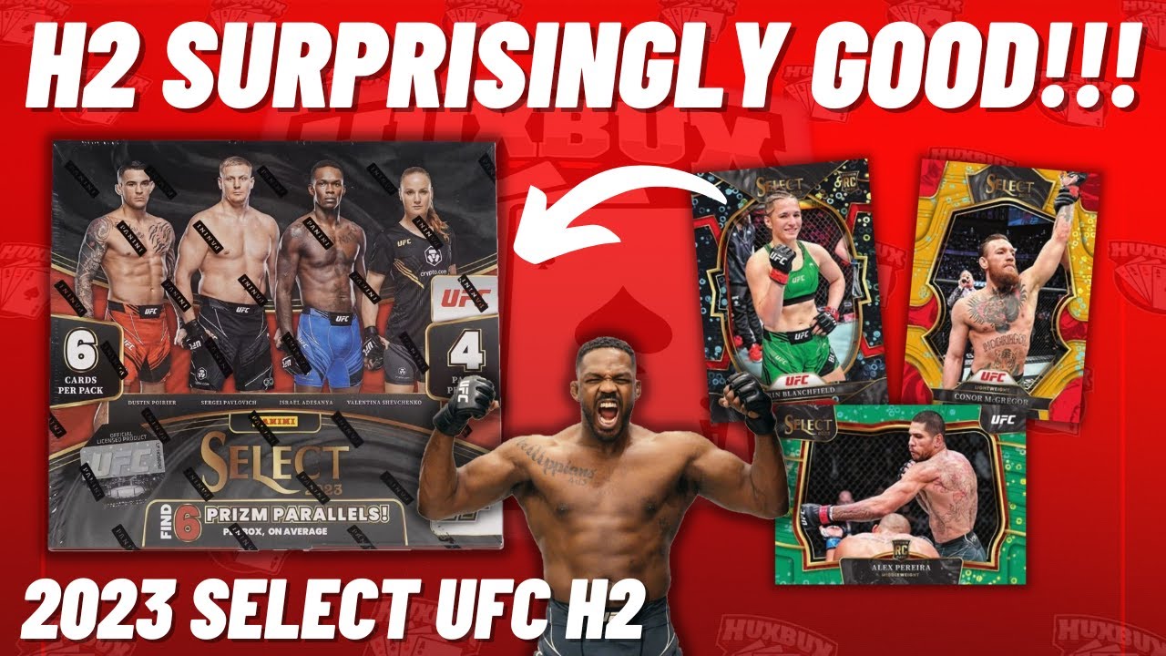 PANINI DOES IT RIGHT!?! | 2023 Select UFC H2 Box Review x2 | SHORT PRINT SETS, YES PLEASE!