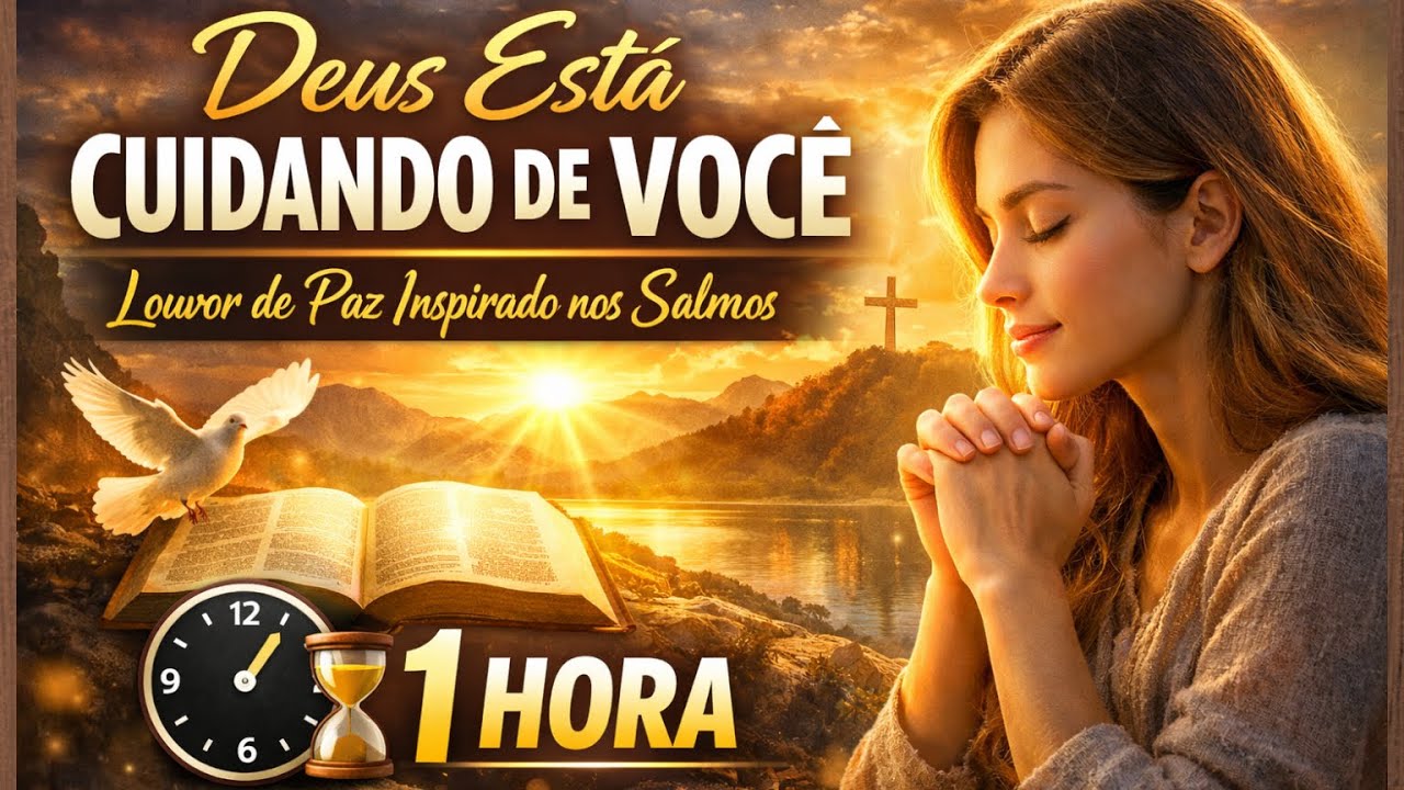 Deus Está Cuidando de Você | Louvor de Paz Inspirado nos Salmos
