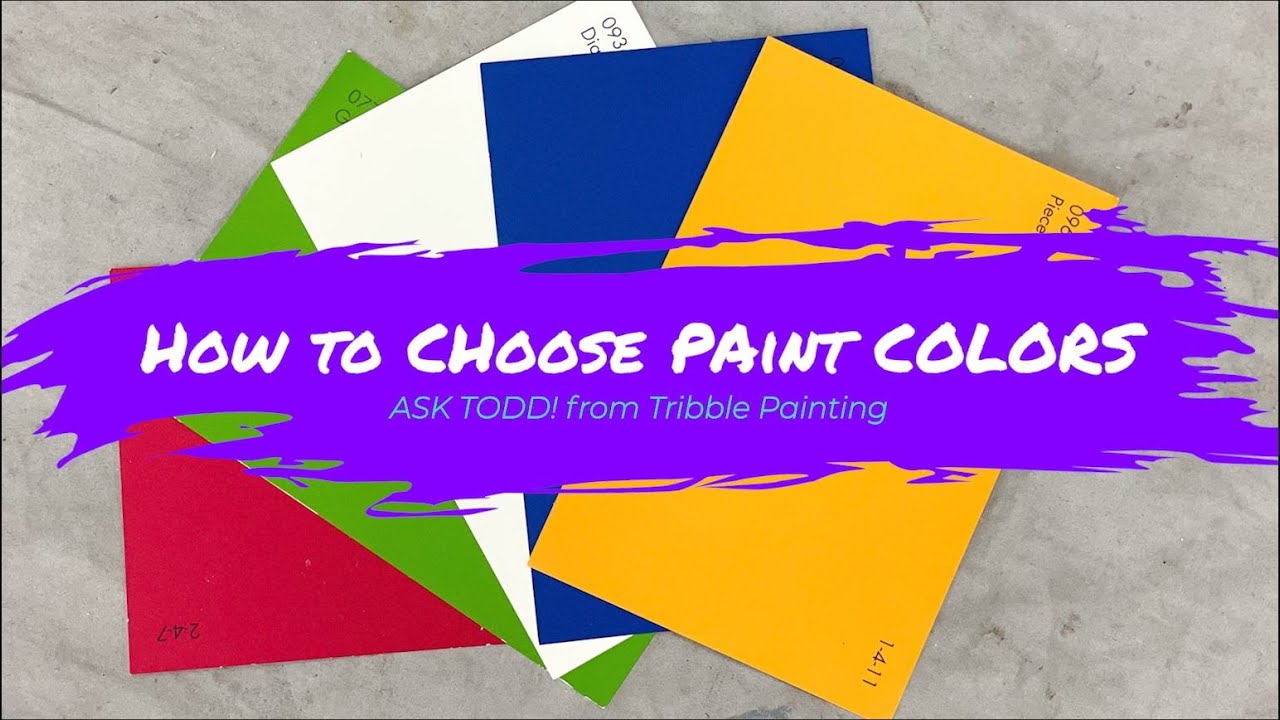 How To Choose Paint Colors For Your Home