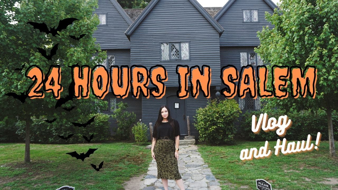 24 Hours in Salem, MA 2024! 👻 Vlog, Haul, Aura Readings and more! #salem #salem2024