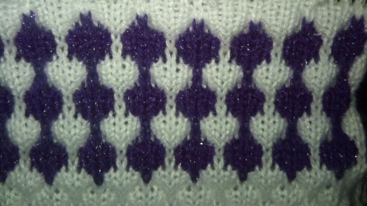 غرز رائعة على ماكينة التريكو 😍Easy stitches on the knitting machine