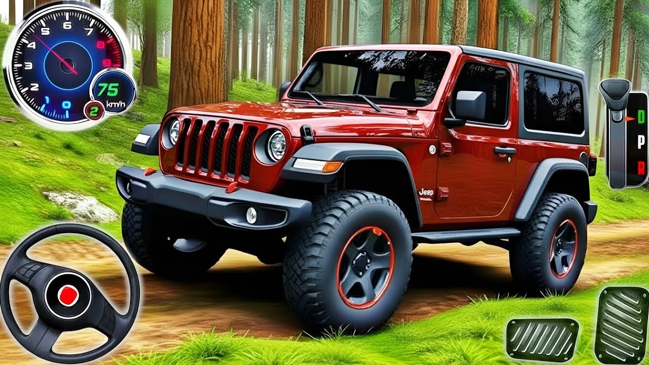 4x4 Offroad Jeep Driving Simulator 3D - Drive SUV 4x4 jeep Offroad Game  2026 - Android GamePlay