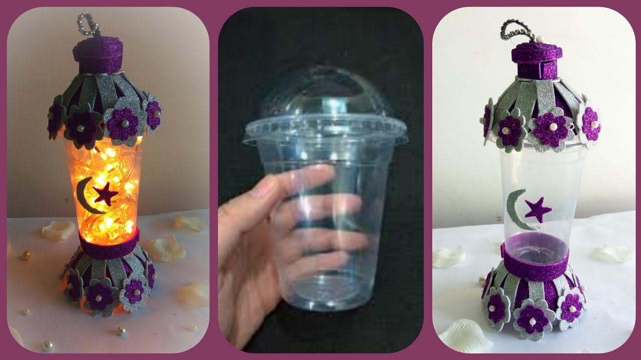 DIY New Lantern made with Disposal Glass & Fomic Sheet | Best out of waste | Home Decoration Ideas