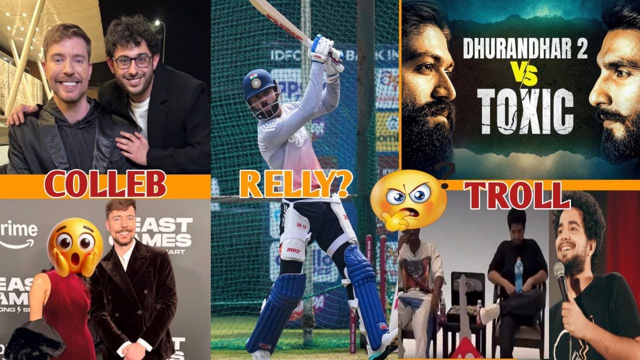 Mr Beast India Me? Samay Raina T-Shirt Viral + Virat Kohli Blast 💥 Dhurandhar2 V/S TOXIC controversy