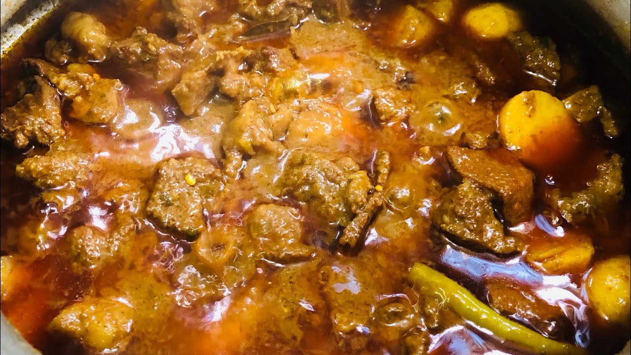 গরুর মেজবানি রান্না রেসেপি সহজ কিছু উপকরন দিয়ে | গরুর মেজবানি রেসেপি | Beef mejbani recipe 