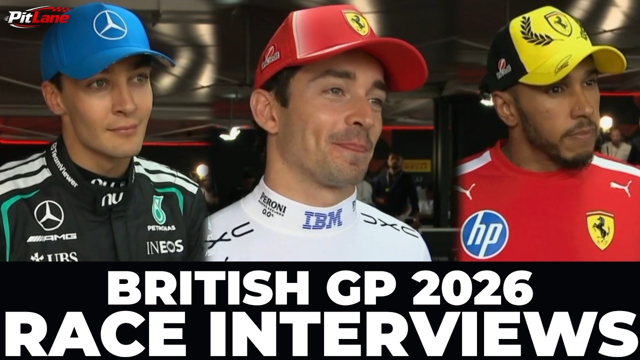 F1 Drivers Post Race Interviews | British Grand Prix 2026