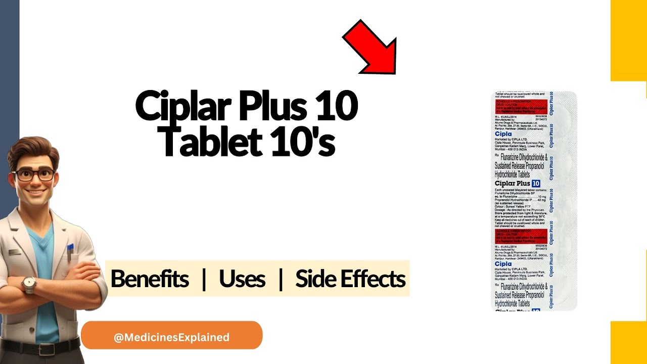 Ciplar Plus 10 Tablet Uses, Side Effects & Dosage Explained! 💊
