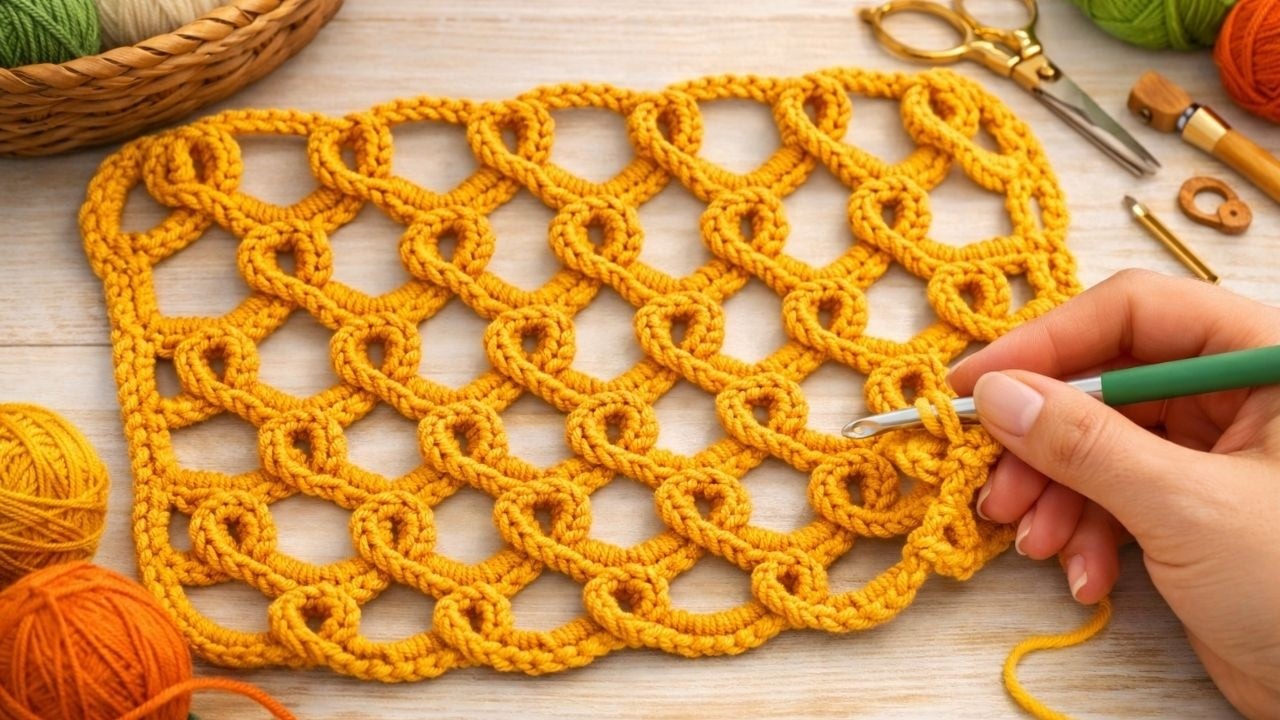 Beautiful Crochet Loop Pattern Tutorial | Easy Lacy Crochet Stitch for Beginners