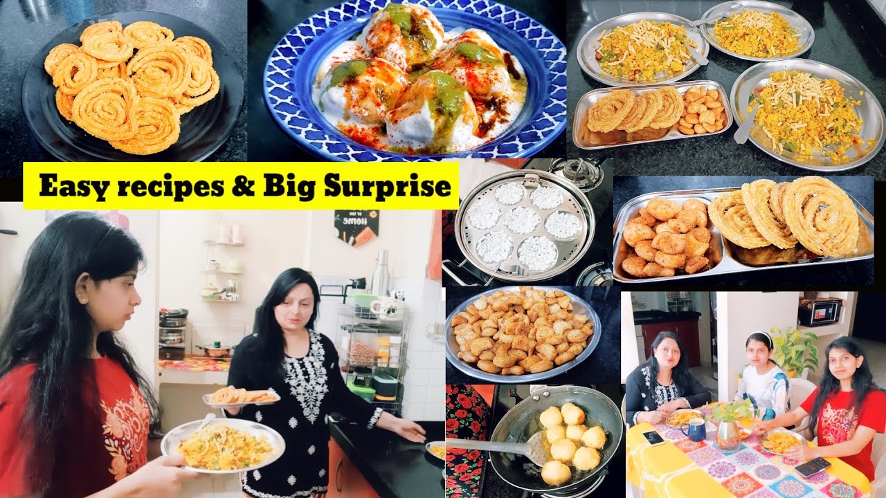 EASY RECIPES ❤️HOLI VIBES & SURPRISE ❤️DAHI VADA 🧆MASALA KAJU MATHRI ,CHAKLI ,SABUDANA PAPAD, POHA 